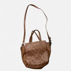 Myra Camel Leather Crossbody, Handbag Bag